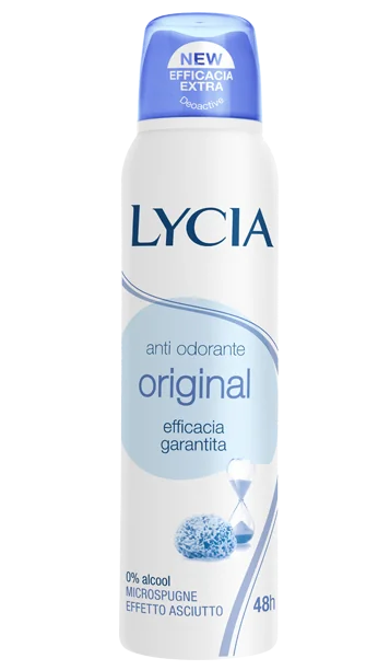 LYCIA SPRAY GAS ANTIODORANTE PROFUMAZIONE ORIGINAL 150 ML