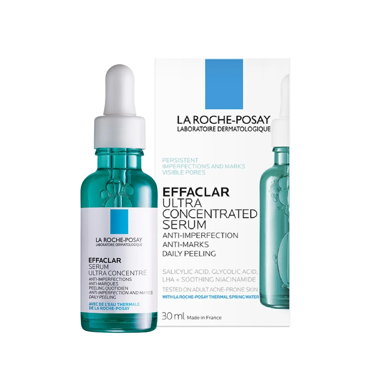 La Roche Posay Effaclar Siero Peeling Ultraconcentrato 30 ml Anti Imperfezioni Anti Macchie