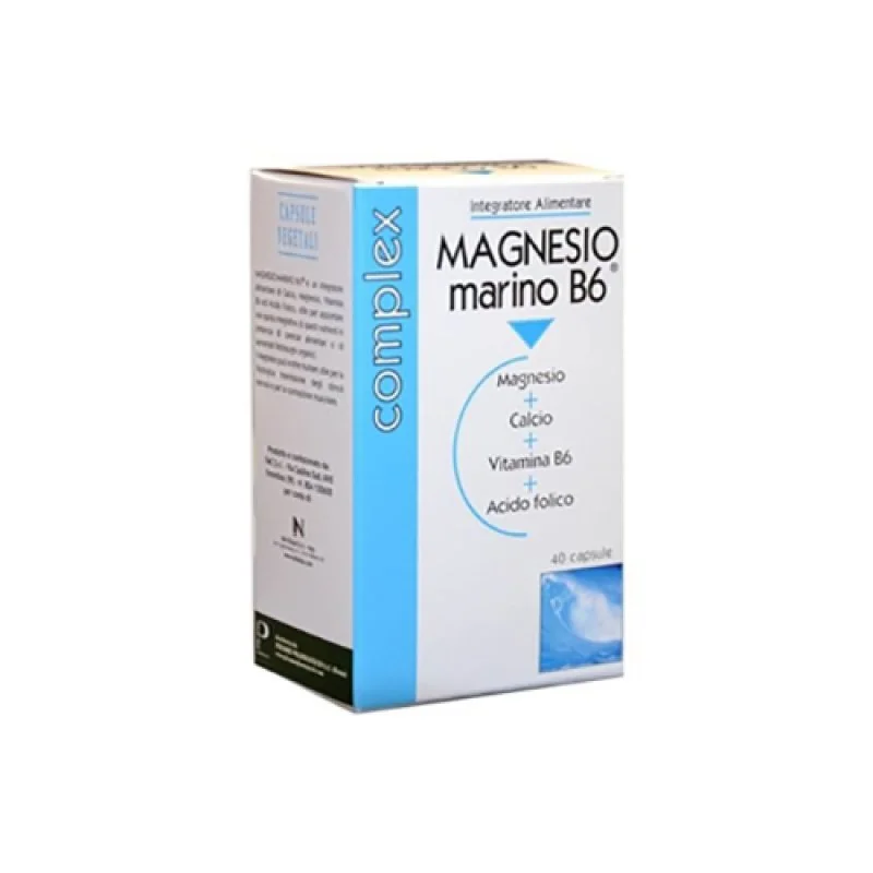 MAGNESIO MARINO B6 INTEGRATORE 40 CAPSULE