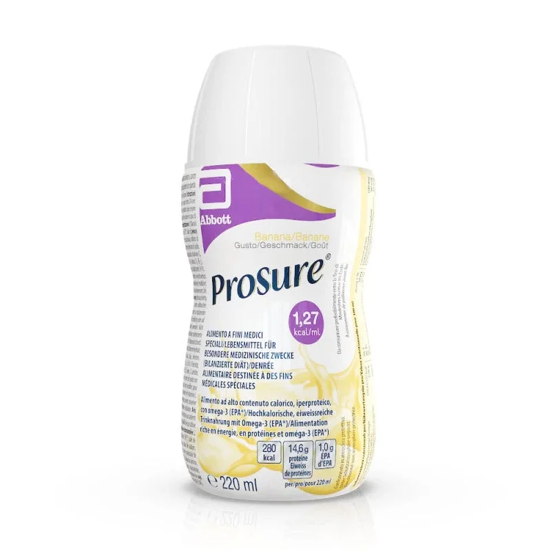 PROSURE BANANA ALIMENTO IPERCALORICO DIETETICO 220 ML