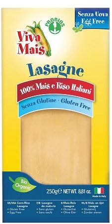 VVM LASAGNE MAIS/RISO 250G