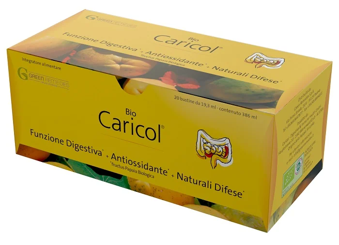 SOLGAR BIO CARICOL GUSTO MANGO INTEGRATORE INTESTINALE 20 BUSTINE