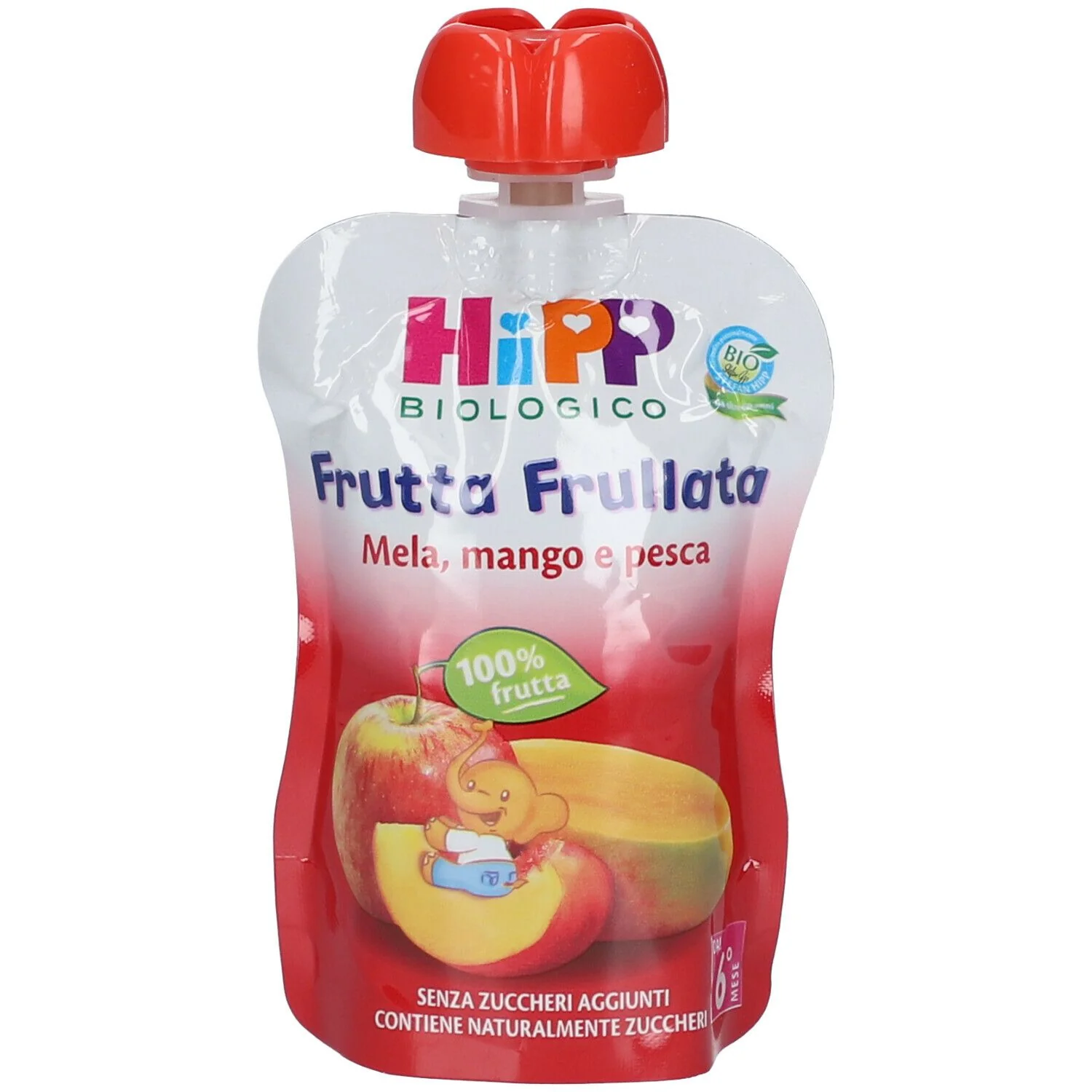 HIPP BIO FRUTTA FRULLATA MELA/MANGO/PESCA 90 G