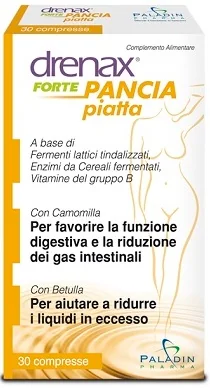 DRENAX FORTE PANCIA PIATTA INTEGRATORE DIGESTIVO 30 COMPRESSE