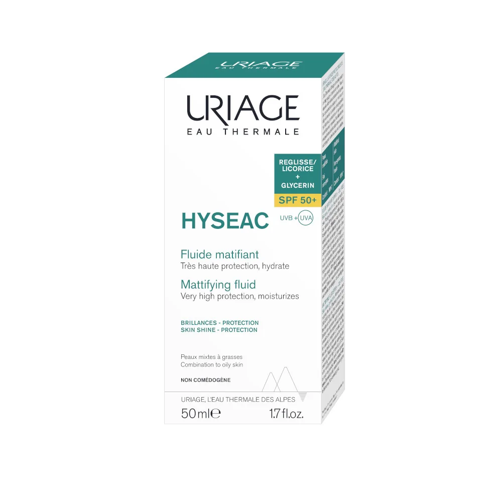 Uriage Hyseac Fluide Spf50+ 50Ml Cute Mista o Grassa