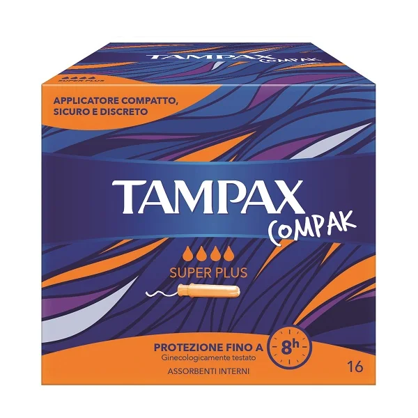 TAMPAX COMPAK SUPER PLS 16