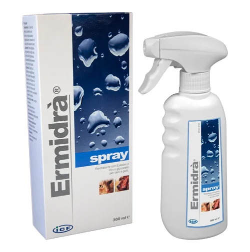 ICF ERMIDRÀ  SPRAY IDRATANTE CUTANEO CANI E GATTI 300 ML