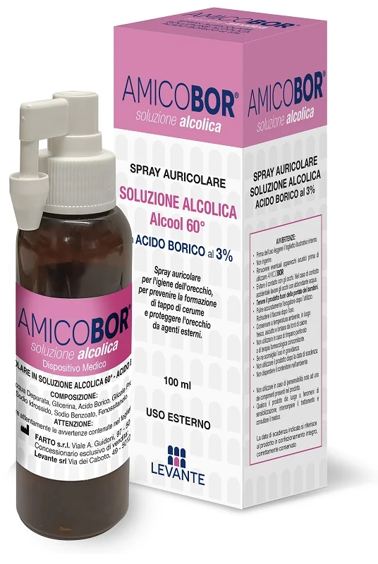 AMICOBOR SPRAY ALCOL 100ML