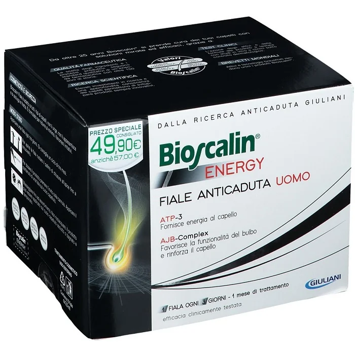 BIOSCALIN ENERGY ANTICADUTA UOMO PROMO 10 FIALE