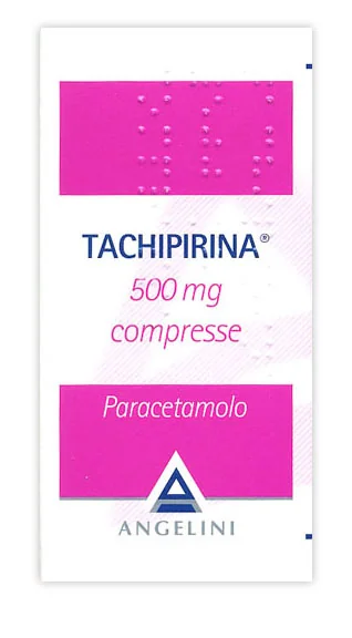 TACHIPIRINA 500 MG PARACETAMOLO 20 COMPRESSE