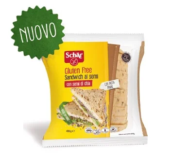 SCHAR SANDWICH SEMI CON SEMI DI CHIA SENZA GLUTINE 400 G