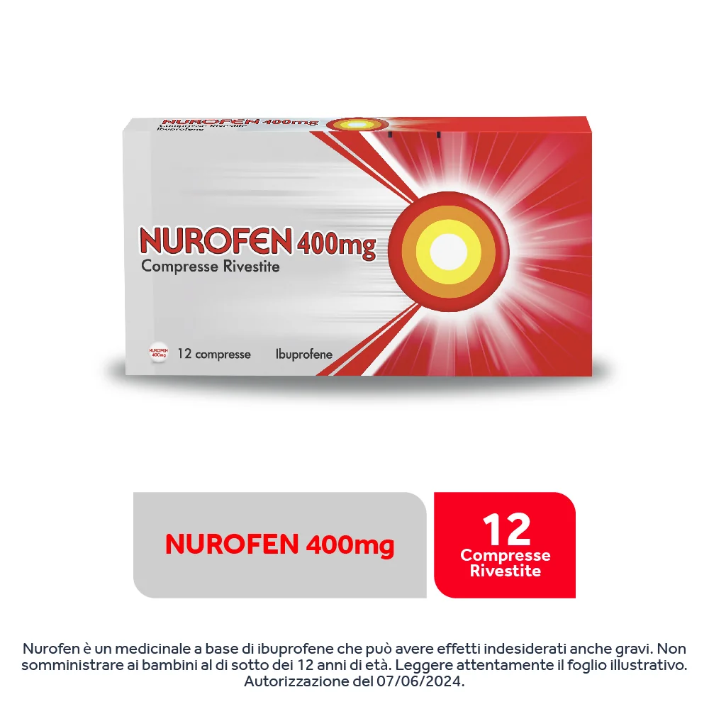 Nurofen 400 mg 12 Compresse Rivestite Antinfiammatorio