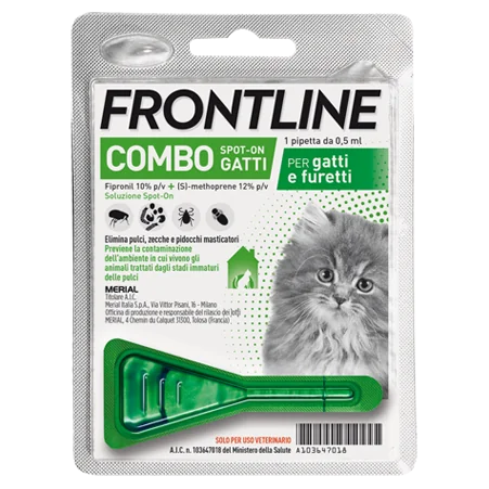 FRONTLINE COMBO*1PIP GATTI/FUR