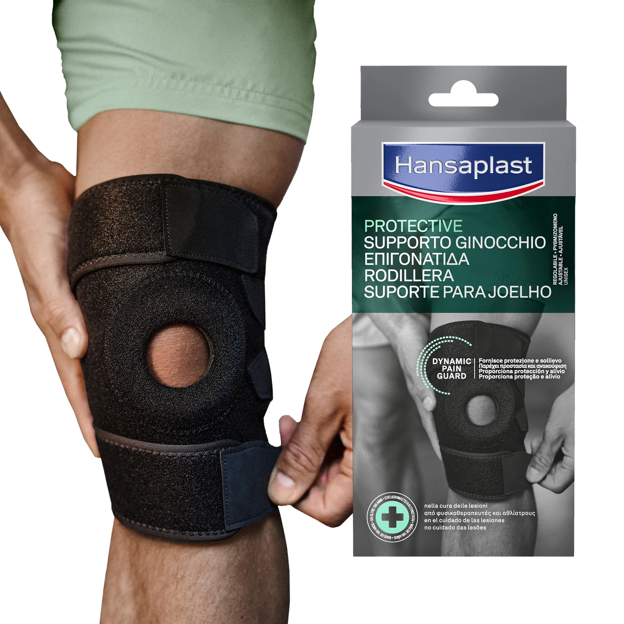 Hp Protective Sup Ginocchio Supporto e Stabilità alle Ginocchia