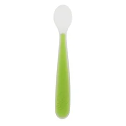 CHICCO CUCCHIAIO MORBIDO SILICONE VERDE +6M