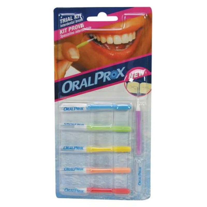 ORALPROX KIT PROVA SCOVOLINO INTERDENTALE 6 MISURE