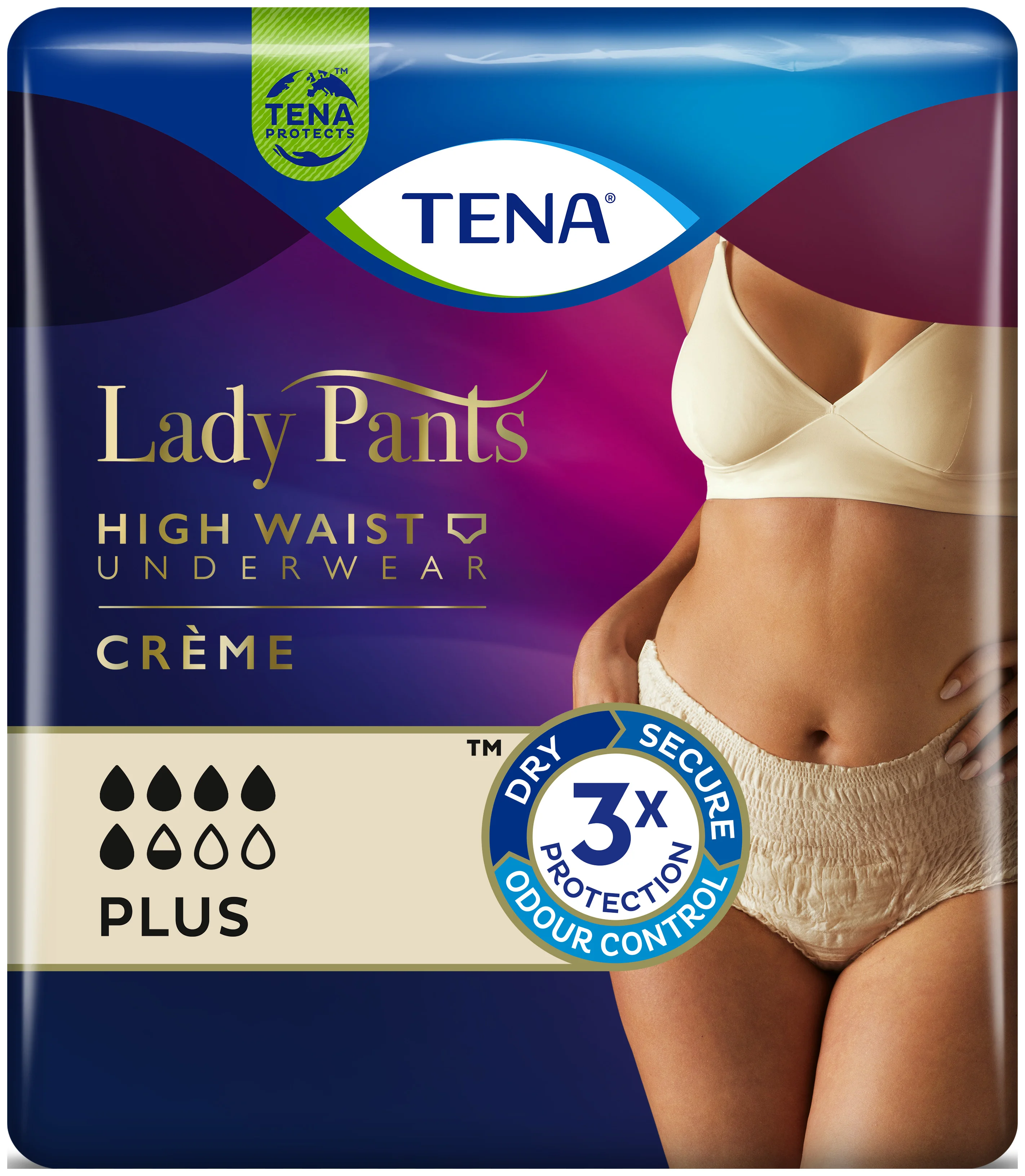 Tena Silhouette Creme M 9 Pezzi Mutandina Assorbente Color Crema