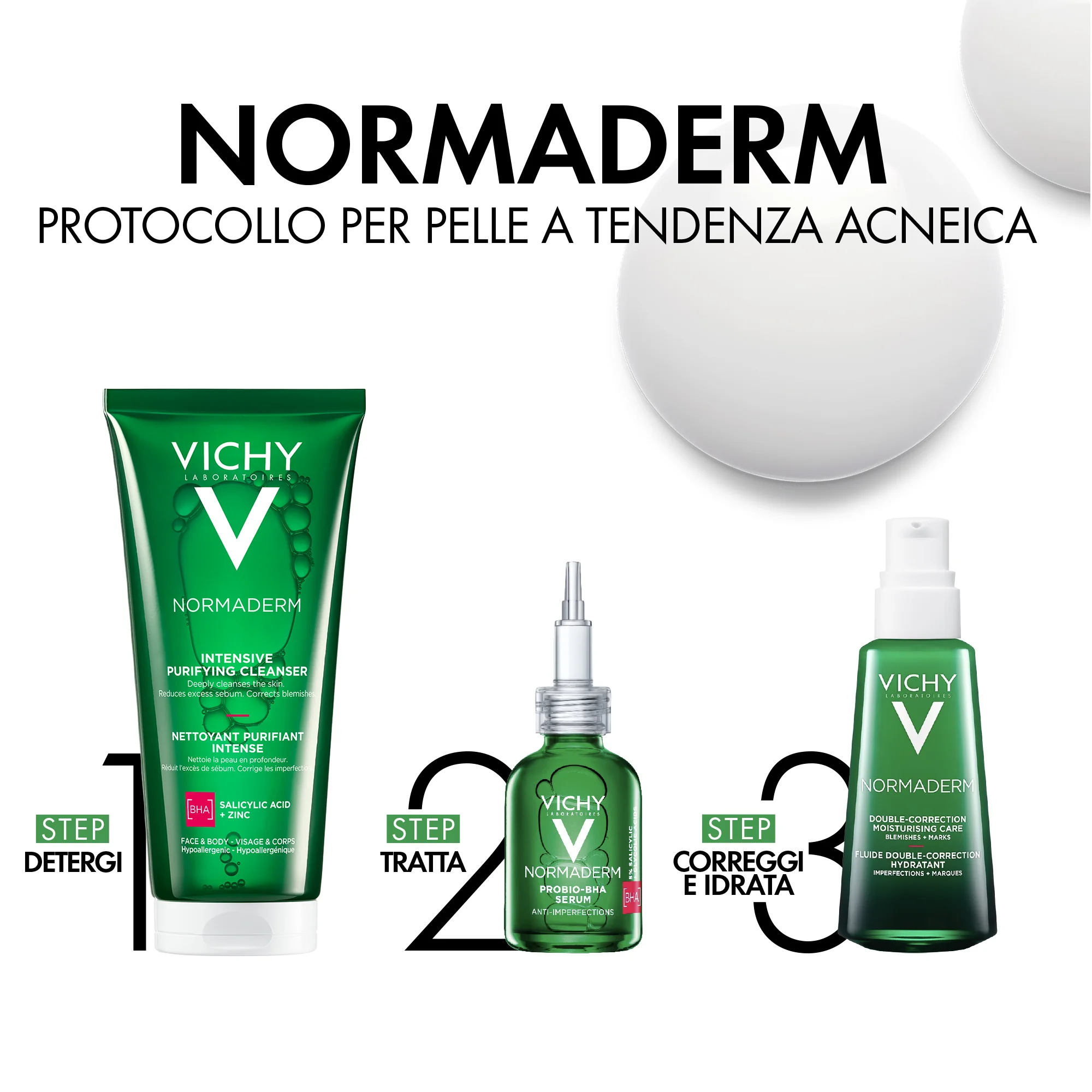 Vichy Normaderm Trattamento Idratante 50 ml Doppia Azione