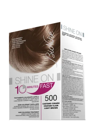 BIONIKE SHINE ON FAST 500 CASTANO CHIARO TINTURA VELOCE CAPELLI