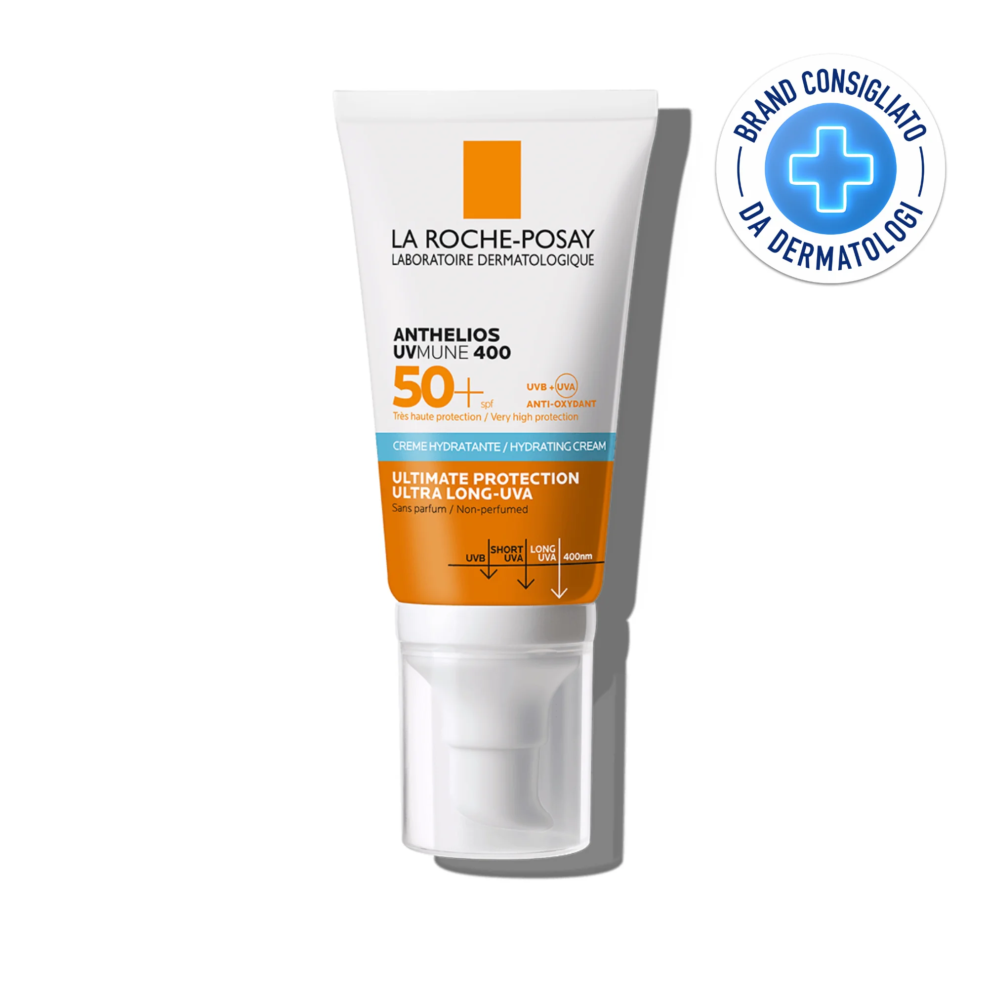 La Roche Posay Anthelios Uvmune 400 SPF 50+ Senza Profumo 50 ml Crema Idratante che Offre Protezione Estrema da UVA Ultra Lunghi