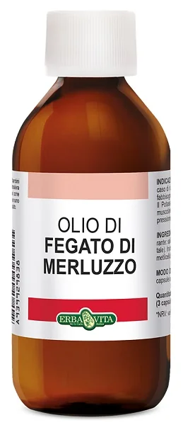 ERBA VITA OLIO DI FEGATO DI MERLUZZO 100 ML