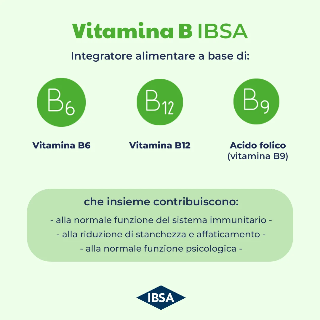 Ibsa Vitamina B 30 Film Orali Vitamine del Gruppo B