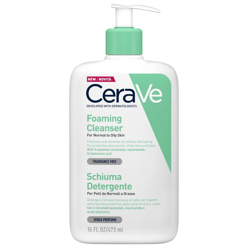 CeraVe Schiuma Detergente 473 ml Pelle Normale e Grassa