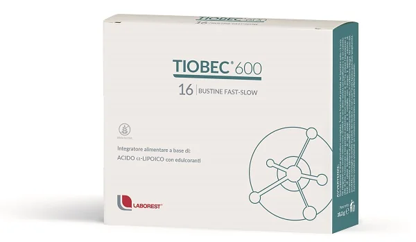 TIOBEC 600 INTEGRATORE METABOLISMO ENERGETICO 16 BUSTINE FAST-SLOW