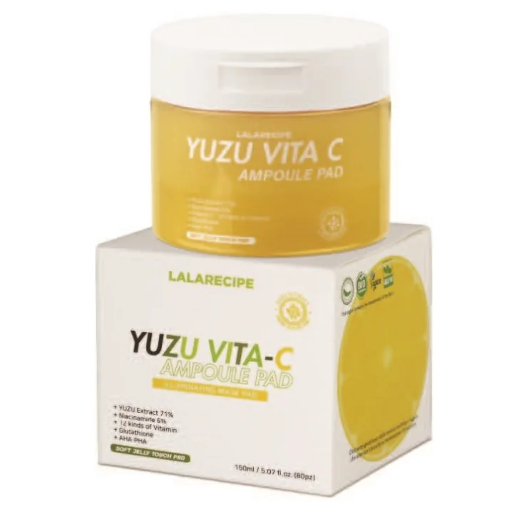 LALARECIPE TUZU VITA-C AMPOULE PAD 80 PEZZI