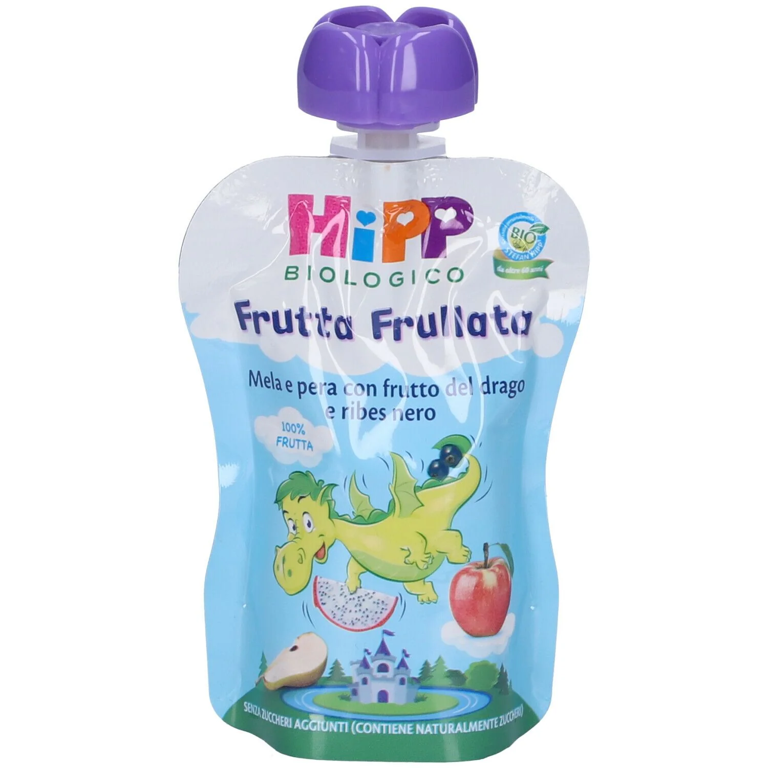 HIPP BIO FRUTTA FRULLATA DRAGONE 90 G