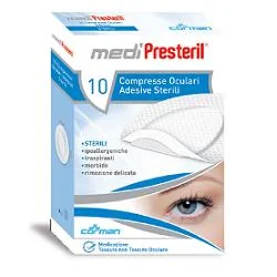 MEDIPRESTERIL GARZE OCULARI ADESIVE STERILI 10 PEZZI