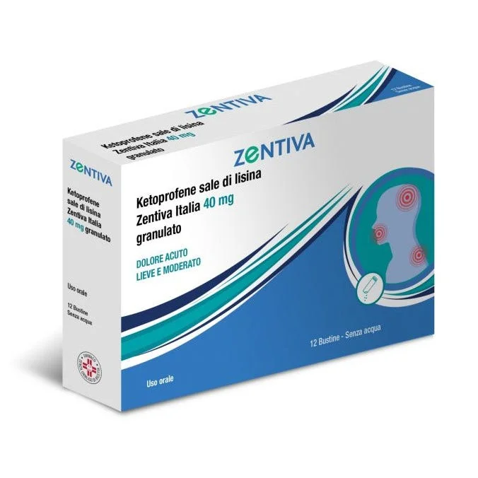 KETOPROFENE SALE DI LISINA ZENTIVA 40 MG 12 BUSTINE