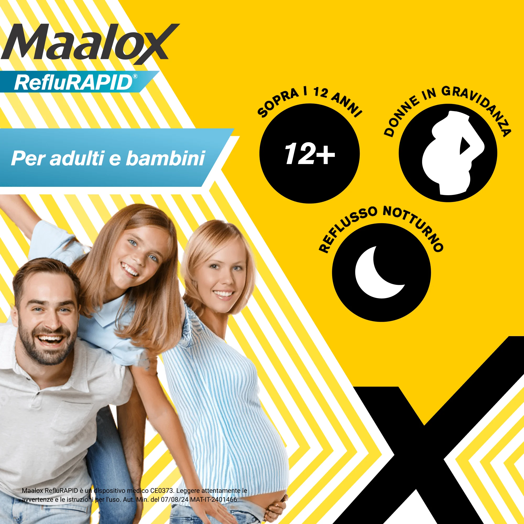 Maalox Reflurapid 20 Bustine Reflusso e Acidità