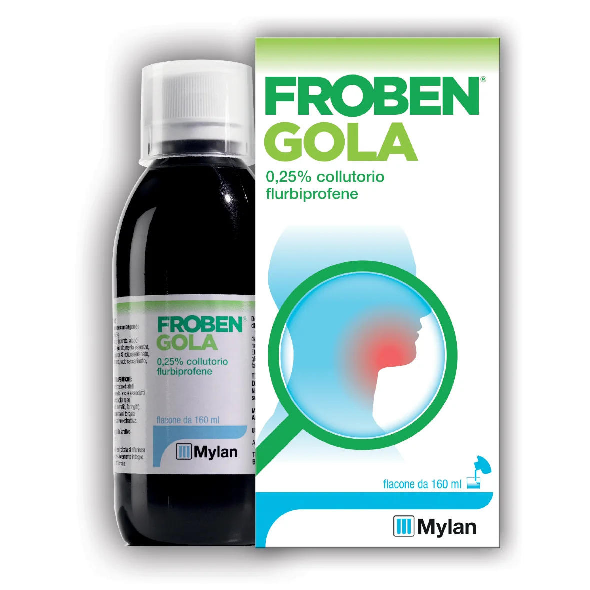 FROBEN GOLA COLLUTORIO 25 % FLURBIPOFENE 160 ML