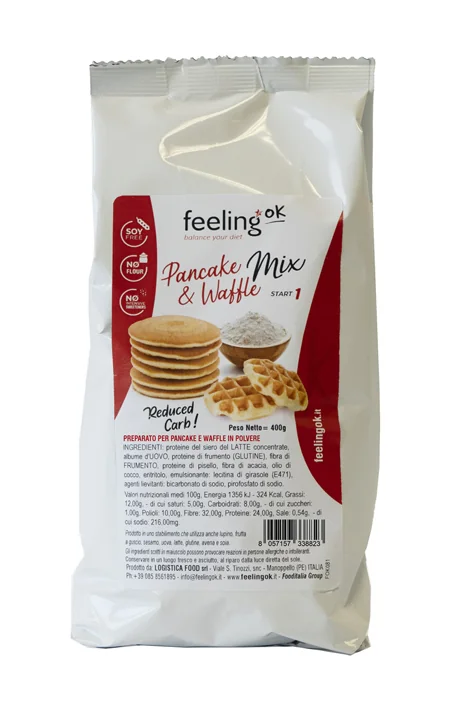 FEELING OK PANCAKE WAFFLE MIX 400 G