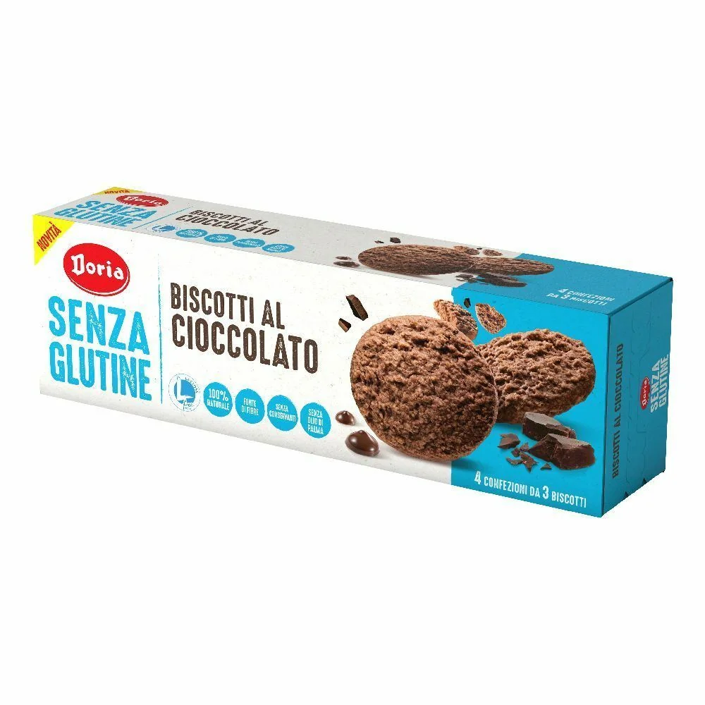 DORIA BISCOTTI CIOCCOLATO 4X37,5 G