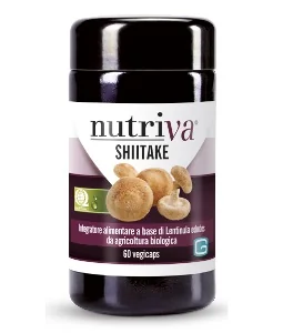 NUTRIVA SHITAKE INTEGRATORE DIFESE ORGANISMO 60 CAPSULE VEGETALI