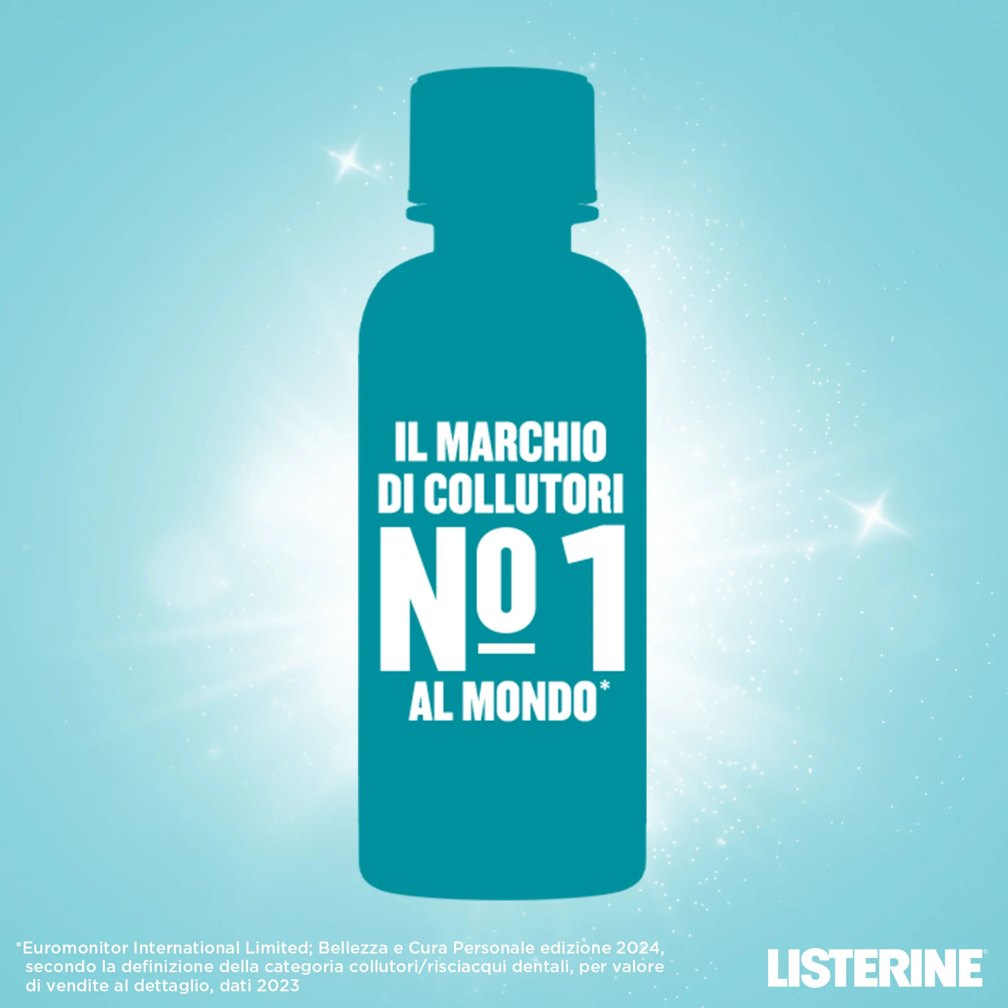 Listerine Cool Mint Gusto Delicato Collutorio Alito Fresco 95 ml 