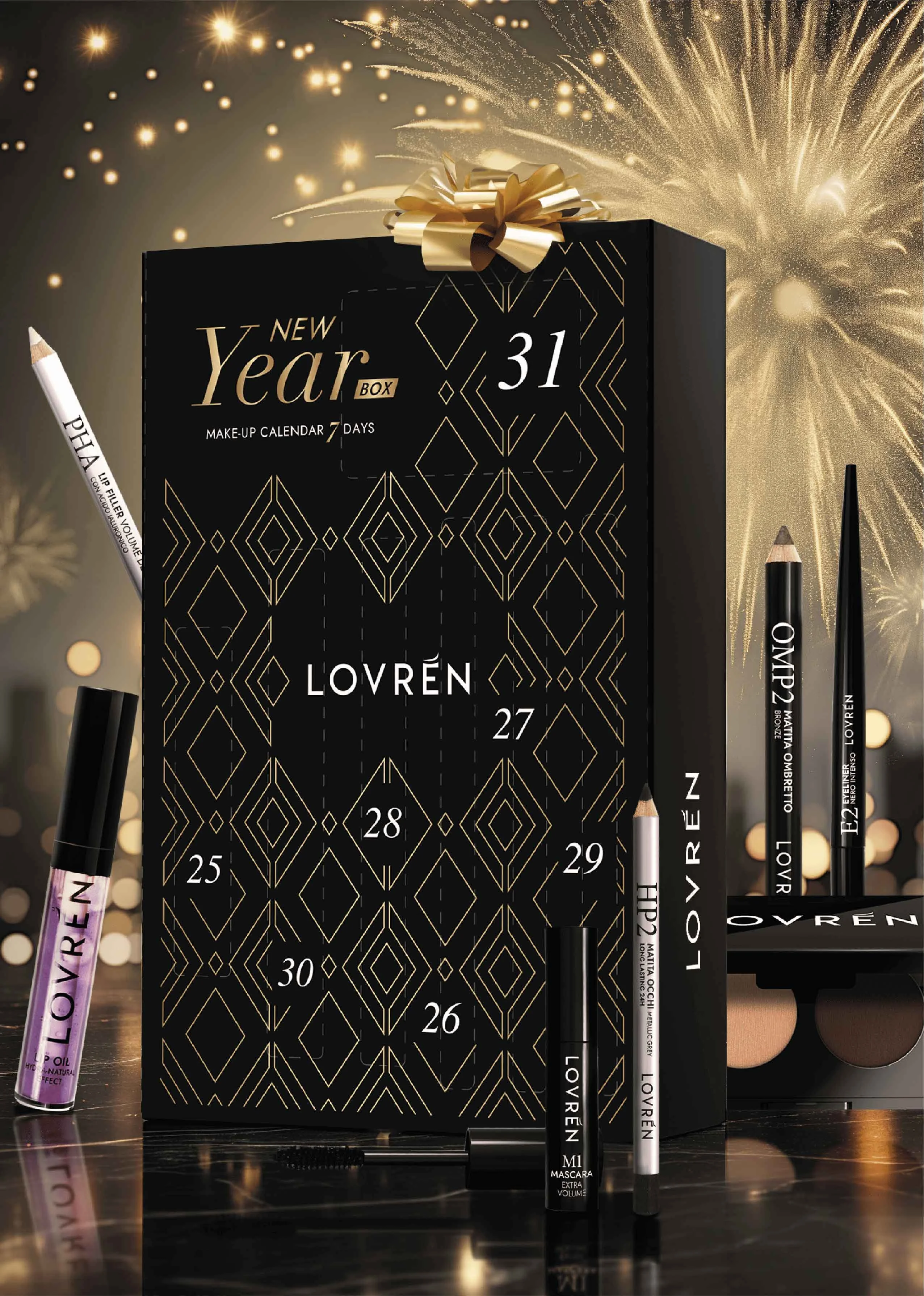 Lovrén Calendario Make-Up 7 Days New Year Calendar Set make up