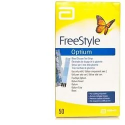 FREESTYLE OPTIUM STRISCE REATTIVE GLICEMIA 50 PEZZI