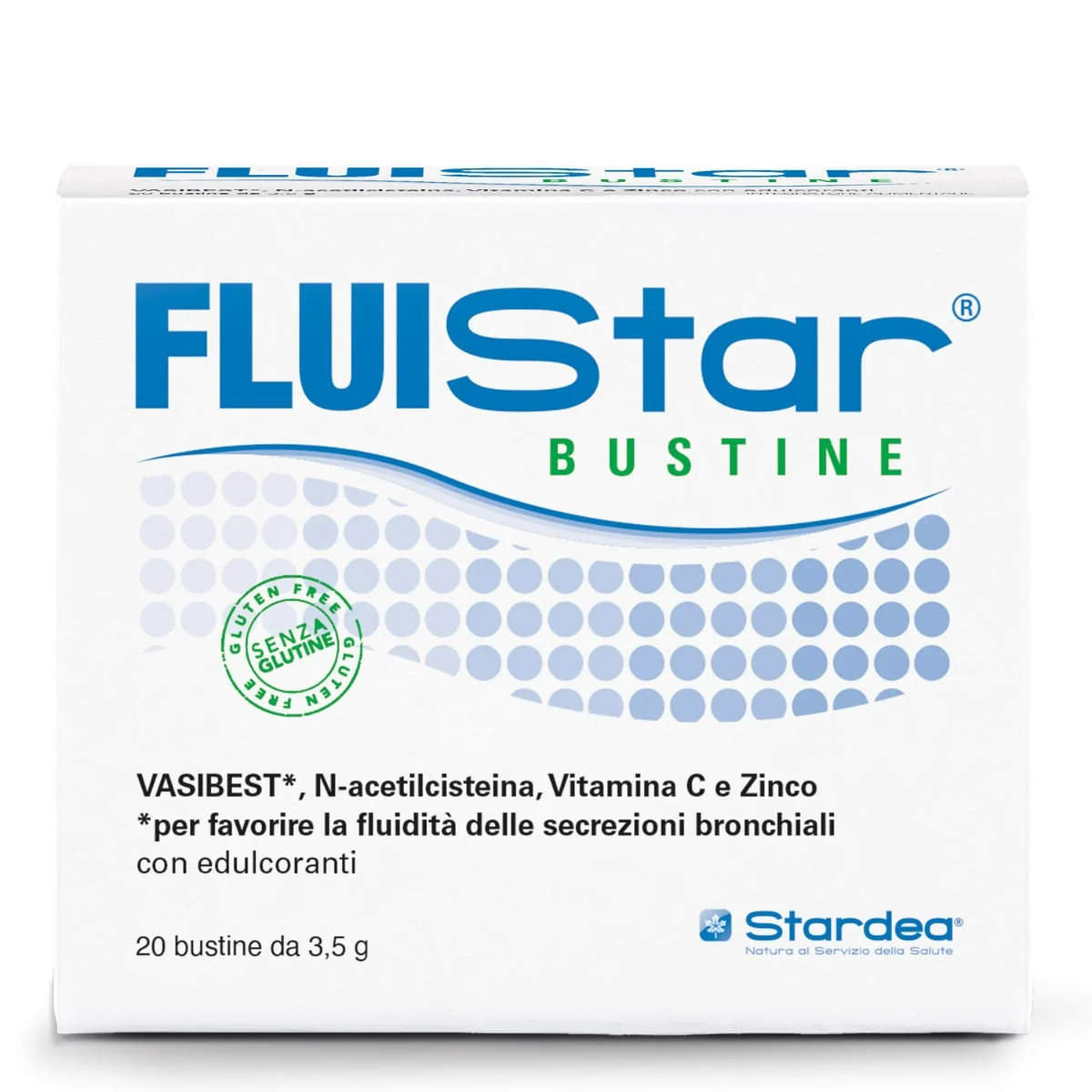 Fluistar 20 Bustine Favorisce la Fluidità delle Secrezioni Bronchiali