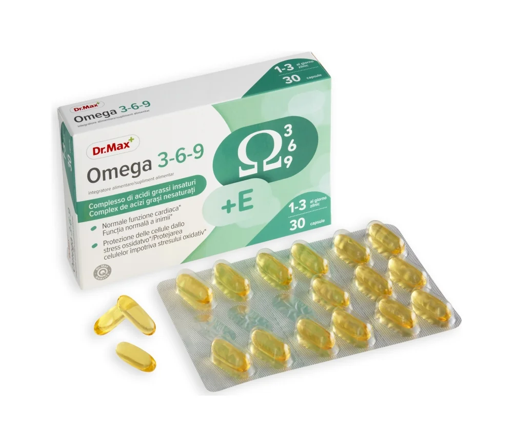 Dr. Max Omega 3-6-9, 30Cps 