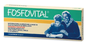 FOSFOVITAL INTEGRATORE DI OLIO DI FEGATO DI MERLUZZO 7 FLACONCINI