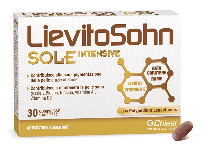 LIEVITOSOHN SOLE INTENSIVE INTEGRATORE PER L'ABBRONZATURA 30 COMPRESSE