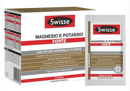 SWISSE MAGNESIO E POTASSIO FORTE 24 BUSTINE