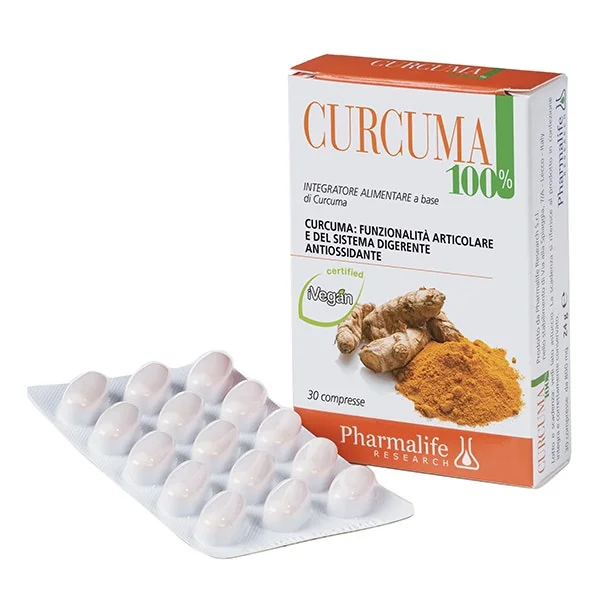 Curcuma 100% 30 Compresse 