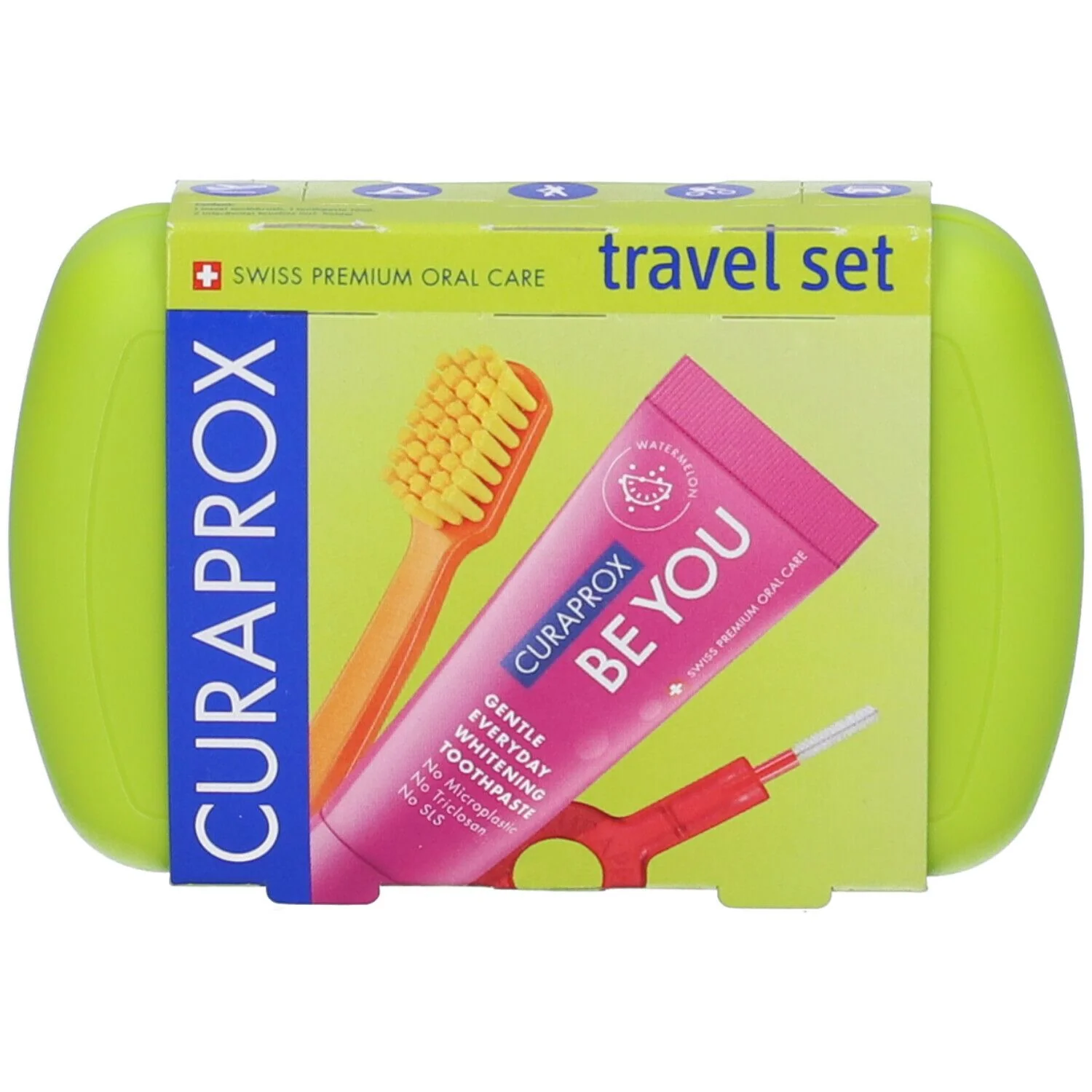 CURAPROX TRAVEL SET GREEN