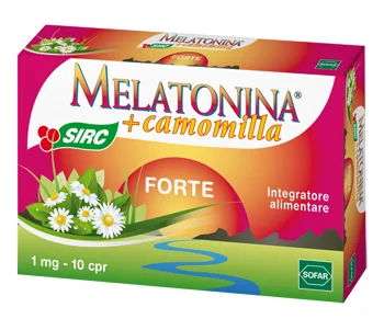 MELATONINA FORTE + CAMOMILLA 10 COMPRESSE