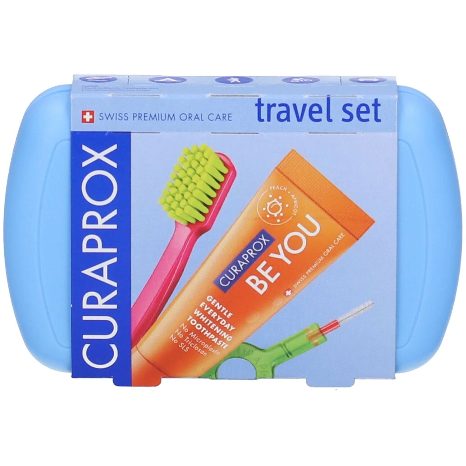 CURAPROX TRAVEL SET BLUE