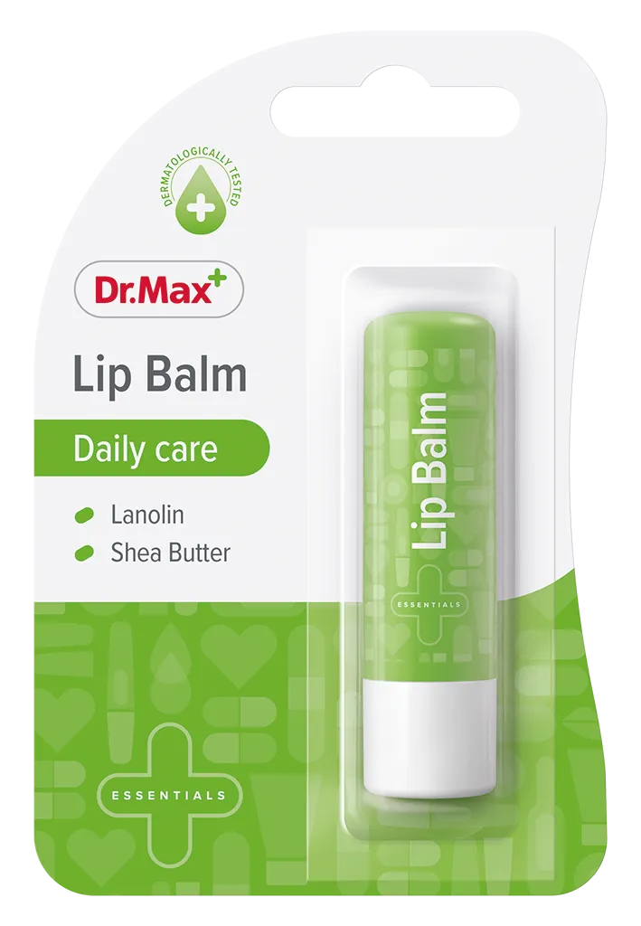 Dr.Max Lip Balm Daily Care 4,5 g Balsamo Labbra Con burro di Karitè e Lanolina